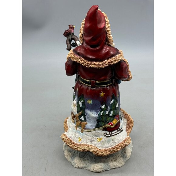 Vintage Hand-Painted Santa Claus Figurine Festive Christmas Decor 11" Tall READ - Picture 8 of 13